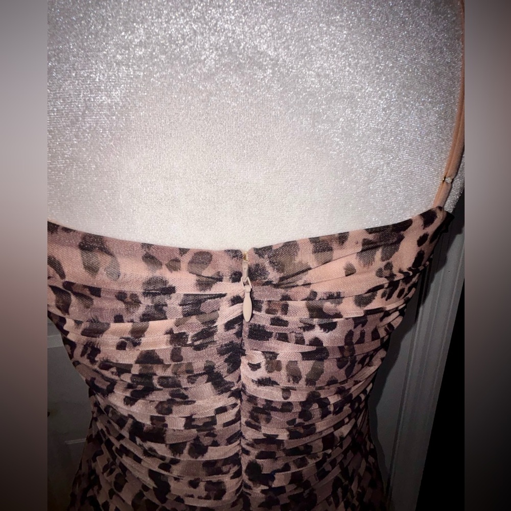 Leopard Mesh Dress - Picture 5 of 9